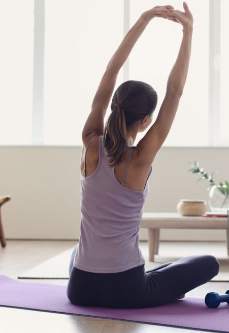 cardio and stretching exercises