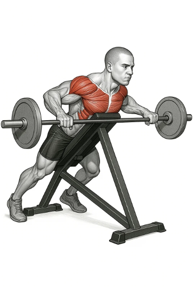 back workout with barbbell