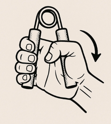 grip strength exercises with grippers